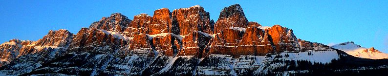 The Rocky Mountains of Canada, Castle Mountain, Eisenhauer Peak