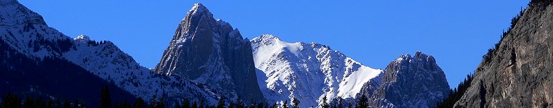 The Rocky Mountains of Canada near Banff