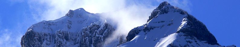 The Rocky Mountains of Canada near Lake Louise